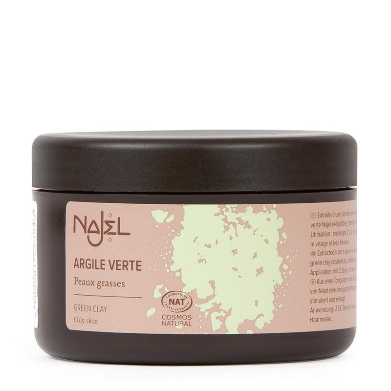 Najel Aleppo gezichtsmasker groene klei