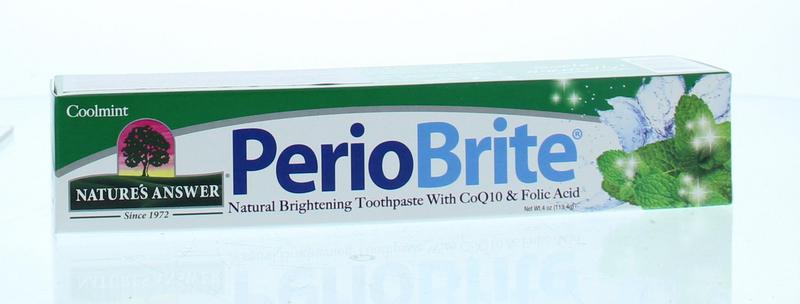 Natures Answer Periobrite natuurlijke tandpasta 22 kruiden en Q10 de